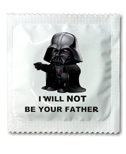 Prezervativ star wars „I Will Not Be Your Father”